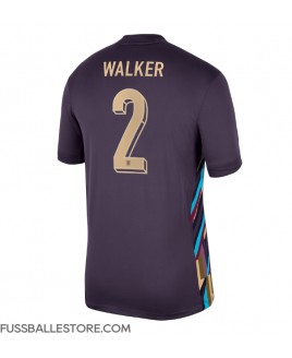 Günstige England Kyle Walker #2 Auswärtstrikot EM 2024 Kurzarm